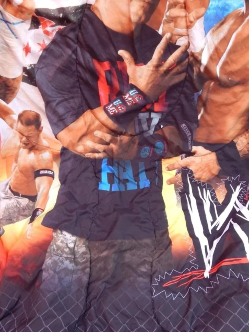 WWE Wrestling Punk Rey Mysterio Cena Orton Twin Comforter Blanket 70x85